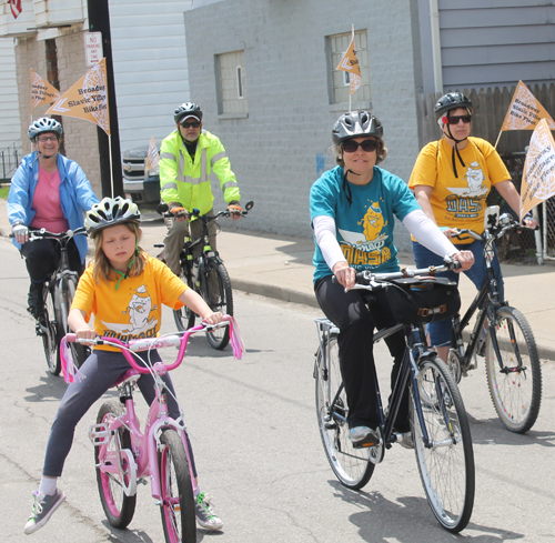 Bikers at 2014 Polish Constitution Day Parade in Slavic Village