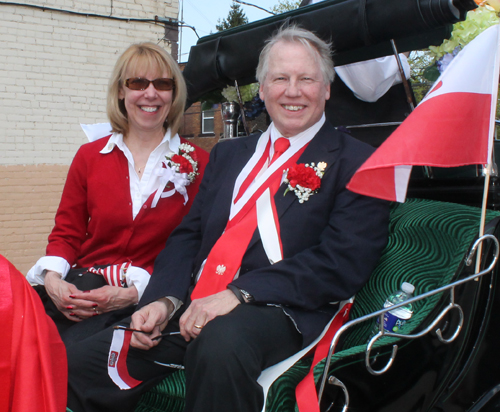 Parade Grand Marshall Judge Ray and Mrs Pianka