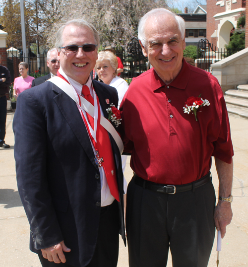 Parade Grand Marshall Judge Ray Pianka and Gene Bak