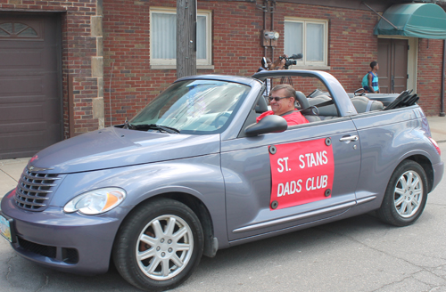 St Stan's Dad's Club at Polish Constitution Day Parade in Slavic Village in Cleveland