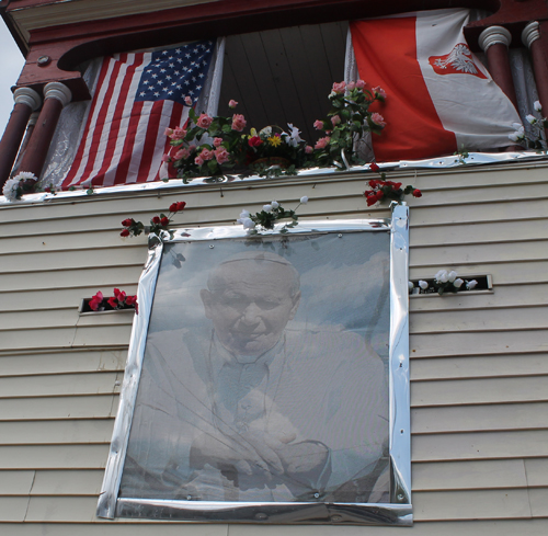 Proud Polish House along the Parade Route