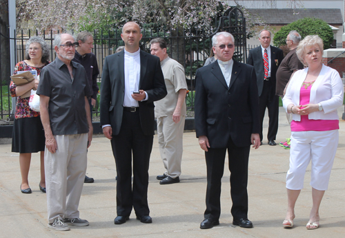 Clergy and attendees at St Stanislaus