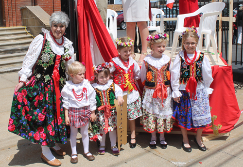 Kids at Polish Constitition Day in Cleveland