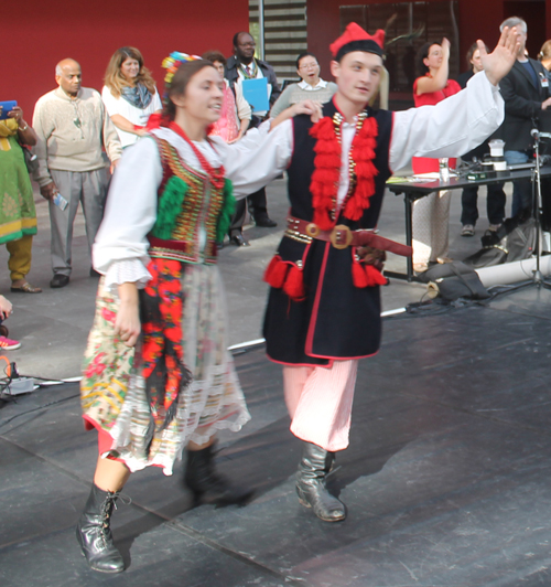 traditional Polish dance by PIAST group in Cleveland