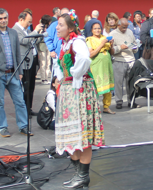 song by one of the young ladies of PIAST