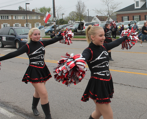 Parma HS Marching Band at 2016 Polish Constitution Day Parade in Parma