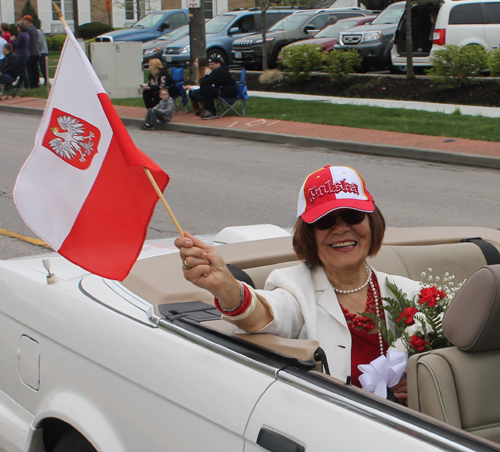 2016 Polish Constitution Day Parade in Parma Grand Marshall Eugenia Stolarczyk