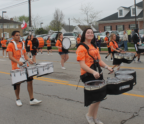 Normandy HS Marching Band at 2016 Polish Constitution Day Parade in Parma