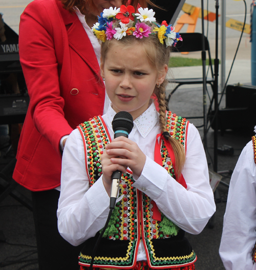 Youngsters from the Henryk Sienkiewicz Polish School