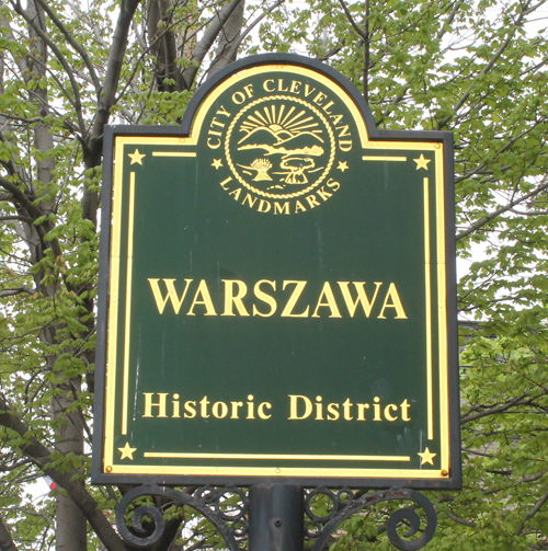 Warszawa sign