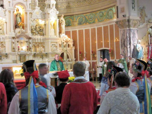 125th anniversary Mass at St Casimir Church in Cleveland