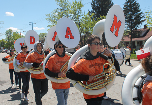 Normand High School Band at 2017 Polish Constitution Day Parade in Parma