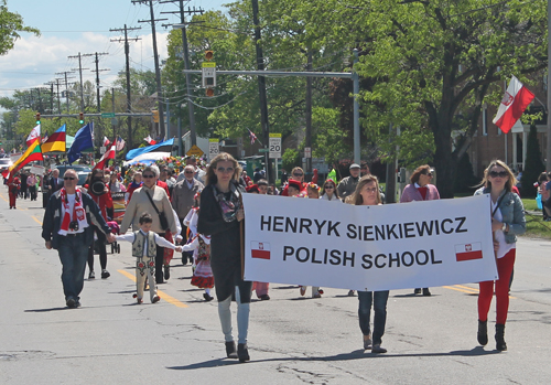 Polish School at 2017 Polish Constitution Day Parade in Parma