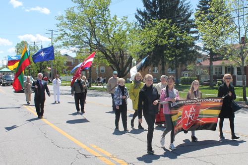 Baltic Nations at 2017 Polish Constitution Day Parade in Parma