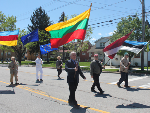 Baltic Nations at 2017 Polish Constitution Day Parade in Parma