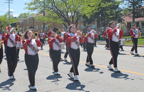 Parma High School Band at 2017 Polish Constitution Day Parade in Parma