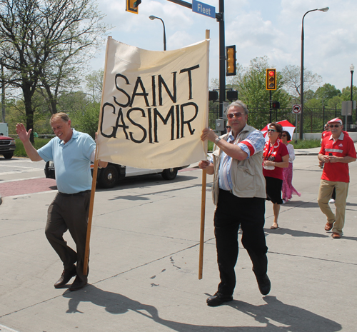 2017 Polish Constitution Day Parade in Cleveland's Slavic Village neighborhood - Saint Casimir Church