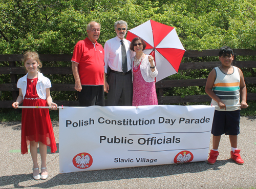 Ben Stefanski, Mayor Jackson and Eugenia Stolarczyck