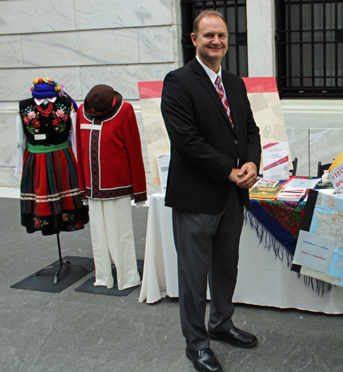 Gary Kotlarsic manned the Polish table