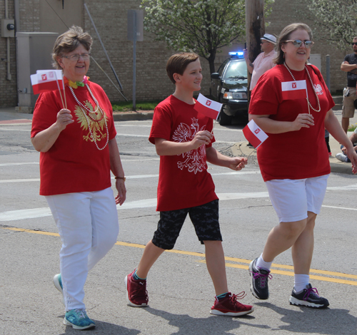 Polish Constitution Day Parade in Parma