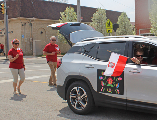 Polish Constitution Day Parade in Parma