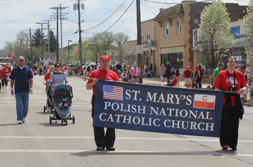 Polish Constitution Day Parade in Parma
