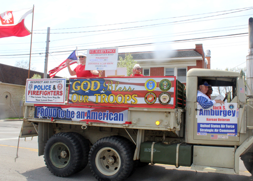 Polish Constitution Day Parade in Parma