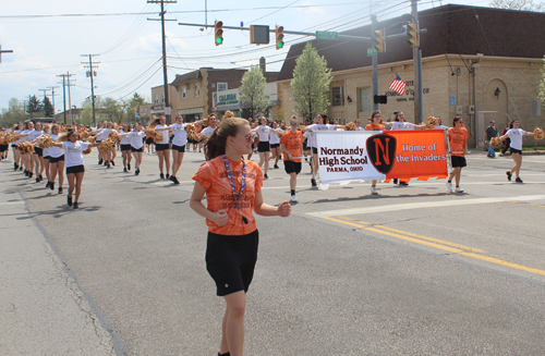 Normandy High School Band at 2018 Polish Constitution Day Parade in Parma