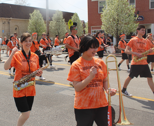 Normandy High School Band at 2018 Polish Constitution Day Parade in Parma