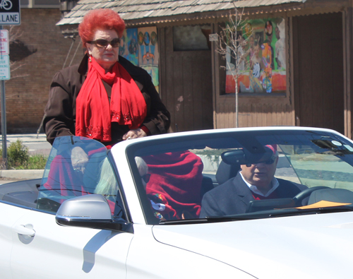 2018 Polish Constitution Day Parade in Slavic Village in Cleveland Grand Marshall Tina Tyl