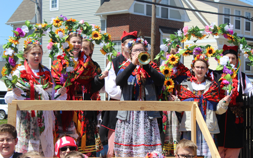 Polish Constitution Day in Slavic Village - national anthems