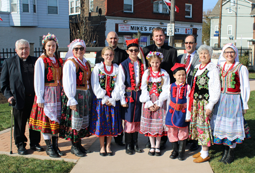 Enjoying the new Polish Heritage Garden