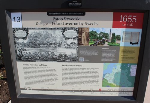 Polish Heritage Garden History of Poland Placard #13