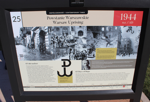 Polish Heritage Garden History of Poland Placard #25