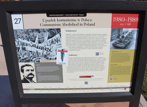 Polish Heritage Garden History of Poland Placard #27