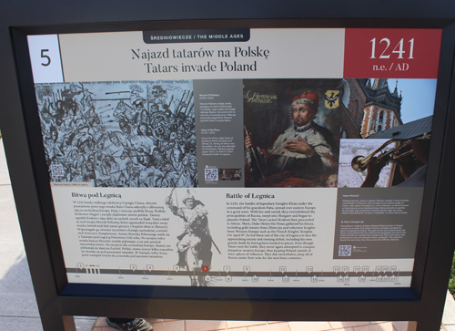 Polish Heritage Garden History of Poland Placard #5