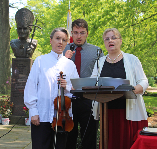 Dr. Dorota Sobieska, daughter Wanda and son