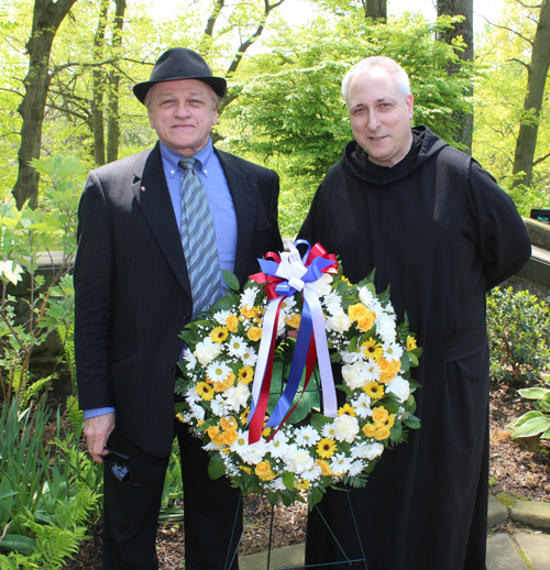 George Terbrak and Father Mike representing the Slovak commuinity