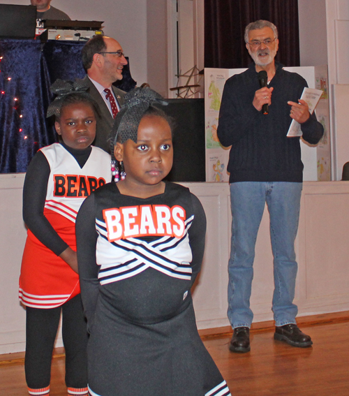 Councilman Tony Brancatelli, Mayor Frank Jackson and the Slavic Village Bears