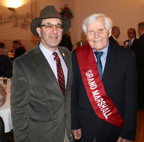 Councilman Tony Brancatelli and Grand Marshall Marion Bajda, a member of Anders Army 