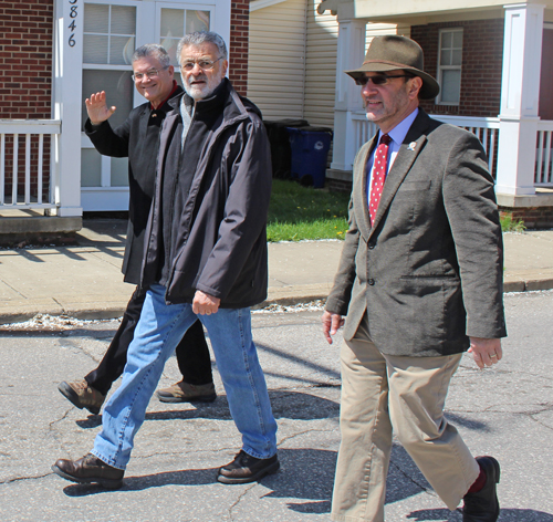 Ed Rybka, Mayor Jackson and Councilman Brancatelli