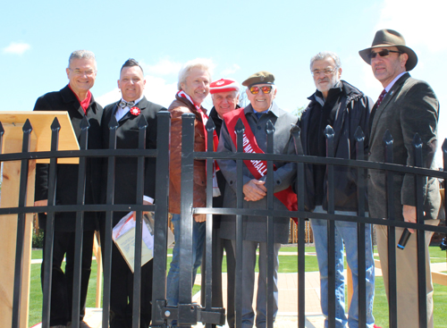 Dignitaries at the 2019 Polish Constitution Day Parade in Cleveland's Slavic Village