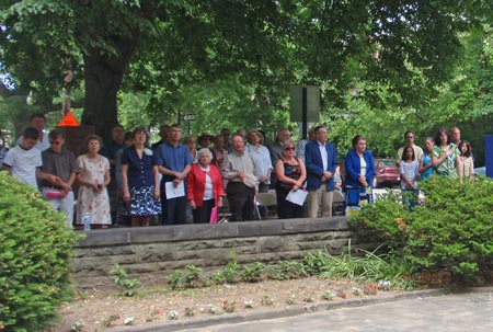 Singing the National Anthems