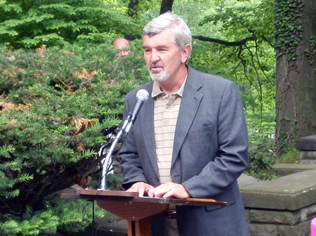 Cleveland Cultural Garden president Paul Burik