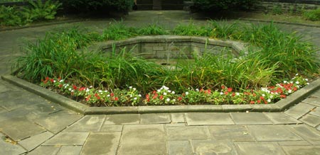 Fountan in Polish Cultural Garden in Cleveland, Ohio (photos by Dan Hanson)