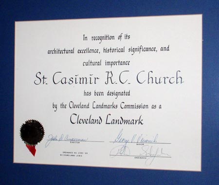 Cleveland Landmark St Casimir Church