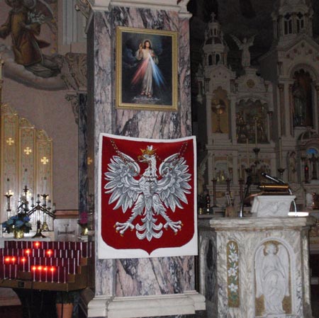 Orzel Bialy - White Eagle - at St. Casimir Church in Cleveland