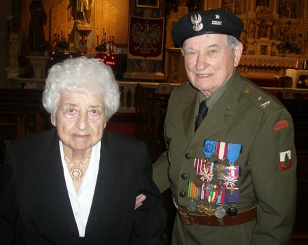 Alexandra and Major Walter Nagorny (Polish Army)