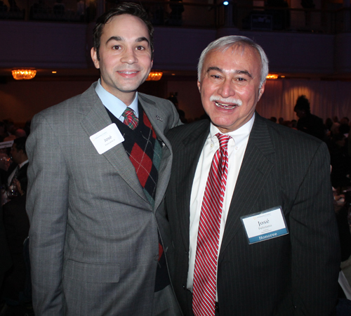 Jose Feliciano Jr and Sr. at the Diversity Center event