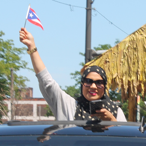 Cleveland Puerto Rican Day Parade woman